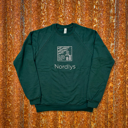 Organic Mid-Weight Crewneck - Forest Green