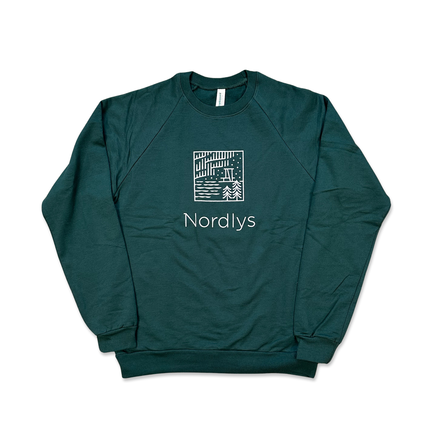 Organic Mid-Weight Crewneck - Forest Green